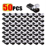 50 Pcs Double-wire Plug-in Connector, Cable Clamp With Locking Buckle, Awg 18-22 New. Price: $5.89.