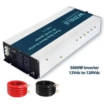 Wzrelb 5000W Pure Sine Wave Inverter Dc 12V To Ac 110/120V Solar Rv Camp Car. Price: $349.00.