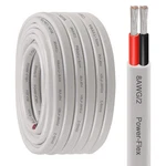 Kimbluth 8 Gauge Duplex Marine Wire Tinned Copper Boat Cable, 40FT, Awg. Price: $114.21.