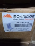 Ironridge Slotted L-foot LFT-03-M1 Mill Solar Panel Mount 20 Pack Open. Price: $64.95.