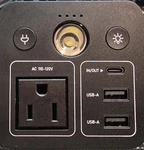 Powerfort 24000MAH/88.8WH Portable Station 100W With Ac Outlet, 110V Pure- New. Price: $58.00.