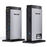 Wavlink Usb-c Triple Displaylink Docking Station 100W Charging Ethernet New. Price: $149.99.