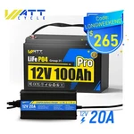 Wattcycle 12V 100AH Pro Lithium LIFEPO4 Battery Group 31 With 20A Charger New. Price: $331.41.