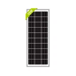 Newpowa 15 Watt 12 Volt 10BB Small Solar Panel Mono High Efficiency. Price: $35.99.