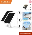 Solar Panel For Ring CAMERA(2ND Generation), Pack 5W With 10FT/3M New. Price: $39.58.