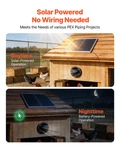 20W Solar Powered Fan W/ Battery 220CFM Greenhouse Chicken Coop Vent New. Price: $74.99.