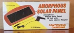 Amorphous Solar Panel 44768 1.5 Watt Trickle Charger Used. Price: $10.00.