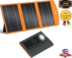 10000MAH Solar Charger Power Bank, 30W Foldable Portable Panel, Fast Ch... New. Price: $67.88.