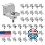 Vevor Solar Panel Z Mounting Brackets, 35-50MM Adjustable End Clamps New. Price: $69.44.