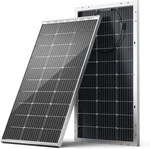 Bifacial 100W 12V Solar Panel, 9BB Monocrystalline Panels With 25% High Ef New. Price: $71.99.