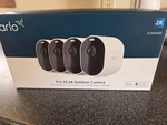 4X Arlo Pro 5S 2K Spotlight Camera Wireless Home Security Cams W/ Base Hub Solar Used. Price: $269.99.
