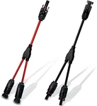 Solar Connectors Y Branch Upgraded Panel Connector, 1 Pair Adapter... New. Price: $8.73.