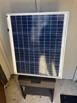 Polycrystalline Rigid Solar Panel Blue White Rectangular Reinforced Glass Used. Price: $100.00.