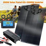 Full 200W Eco Solar PANEL+5000W Power Generator Set 110V Home Rv Off-grid New. Price: $232.49.