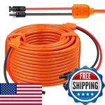 Solar Panel Extension Cable 100FT - Mookeerf 10AWG14AWG Wire Female New. Price: $135.38.