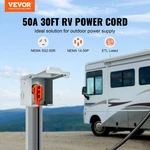 Vevor 30 Ft Rv Power Cord Generator 50A 14-50P /nema SS2-50RETL Listed New. Price: $173.99.