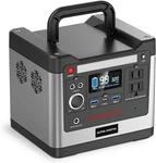 Alpha Digital 320W Outdoor Portable Power Station, 298WH/93120MAH - Black/grey Open. Price: $141.85.