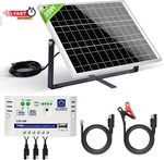 Eco-worthy 25 Watts 12V Off Grid Solar Battery Charger Kit: Waterproof Pan New. Price: $61.37.