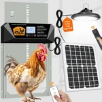 Automatic Chicken Coop Door With Solar Panel & Light - Powered, Timer New. Price: $119.15.