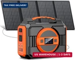 Apowking Portable Solar Powered Generator 300W Rated, With Panels 40W Incl New. Price: $249.98.