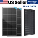 2PACK 200W 400W N-type 18BB Bifacial Solar Panel Mono Cell Off Grid Roof Rv Boat New. Price: $158.99.