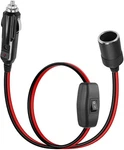 Riieyoca 12V 24V Cigarette Lighter Male Plug To Socket Power CABLE,16 Awg Heavy New. Price: $15.99.