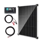 Tber 50W/12V Solar Panel Kit With 10A Charge Controller, Monocrysta... Fast Ship New. Price: $86.99.