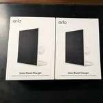New Arlo Solar Panel Charger For Battery Outdoor Cameras VMA7600 White X2. Price: $65.00.