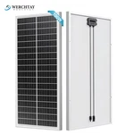 Werchtay 100W Solar Panel 12V Monocrystalline Technology 18BB Cell 24% High-effi New. Price: $79.99.
