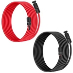 10AWG (6MM ) Solar Panel Extension Cable 6FT - Black & Red, Heavy Duty, Wea New. Price: $26.49.