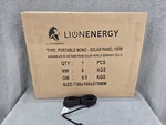 Lion Energy Portable Mono 12V Solar Panel 100W 25FT Extension Cable 730X100X570 New. Price: $249.99.