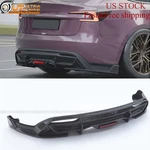 For Tesla Model 3 24-2025 Rear Bumpersplitter Spoiler Diffuser Carbon Fiber Lk New. Price: $359.39.