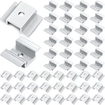48 Pack 1.06 Inch Solar Panel Mid Clamps Aluminum Bracket Mounting Accessories New. Price: $42.86.