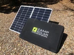 Solar Panel, Zamp, 140 Watt, Folding, Good Condition Used. Price: $600.00.