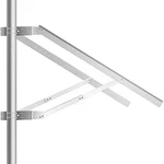 Newpowa Solar Panel Pole Mount Universal Double Arm Support And Wall. Price: $279.29.