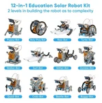 Sillbird Stem 12-IN-1 Education Solar Robot 190 Pieces Diy Building Science Kit New. Price: $28.97.