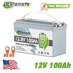 12V 100AH LIFEPO4 1280WH Lithium Battery Group 31 Upgraded Low-temp Protection New. Price: $166.00.