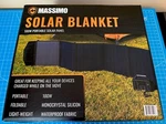 100W Portable Foldable Solar Panel Blanket Massimo W/ 2 Usb & Dc Charging Ports Open. Price: $47.97.