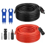 Xrds -rf Solar Extension Cable 8AWG 50FT Red Black Panel Wire New. Price: $162.47.