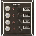 Seasense Led Switch Panel 4 Gang With Breaker And Rubber Boots,black New. Price: $88.43.