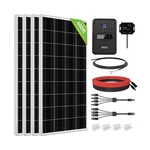 Eco-worthy 400 Watt 12 Volt Premium Solar Kit :4PCS 100W Panel+ 4... New. Price: $555.83.