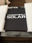 Thunderbolt Solar 9W Foldable Panel. Slim Construction For Portability Open. Price: $58.00.