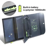 Allpowers 21W Solar Charger With 10000MAH Powerbank And 3 Fast Charging Usb-a/c New. Price: $25.99.