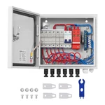 Vevor Solar Pv Combiner Box String 10A For Panel System Steel Case IP65 New. Price: $94.90.