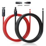 Eco-worthy 10FT 10AWG Solar Extension Cable 30A/1000V Dc, IP67 Waterproof Wit... New. Price: $31.63.