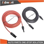 Labwork Solar Panel Extension Cable Wire Connector Pair Black + RED10 Awg 15FT New. Price: $23.60.