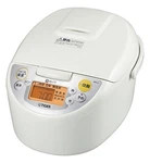 Tiger Ih Rice Cooker 5.5 Go White Cooked JKD-V100-W Used. Price: $105.10.