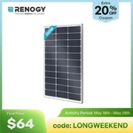 Renogy 16BB N-type 100 Watt Solar Panel Pv Off-grid Power Module High Efficiency New. Price: $79.99.
