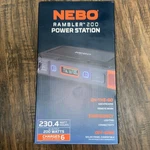 Nebo Rambler 200 Power Station Portable Open. Price: $175.00.