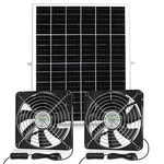 5.5" Solar Dual Fan Kit, IP67 Waterproofed Powered For Intake Ex... New. Price: $50.94.